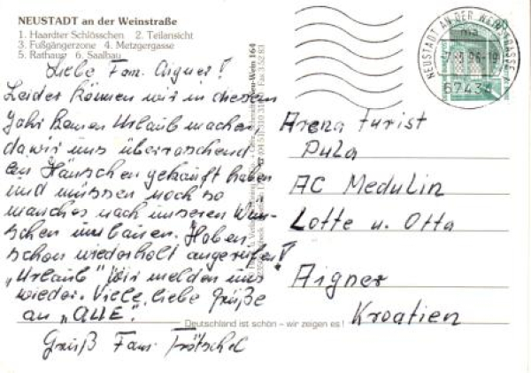 Neustadt an der Weinstraße - D 1906 95 004 ●